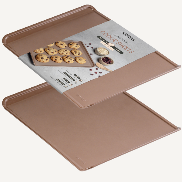 17 inch Rimless Cookie Sheet Pan Set of 2 Non Sick Non Toxic
