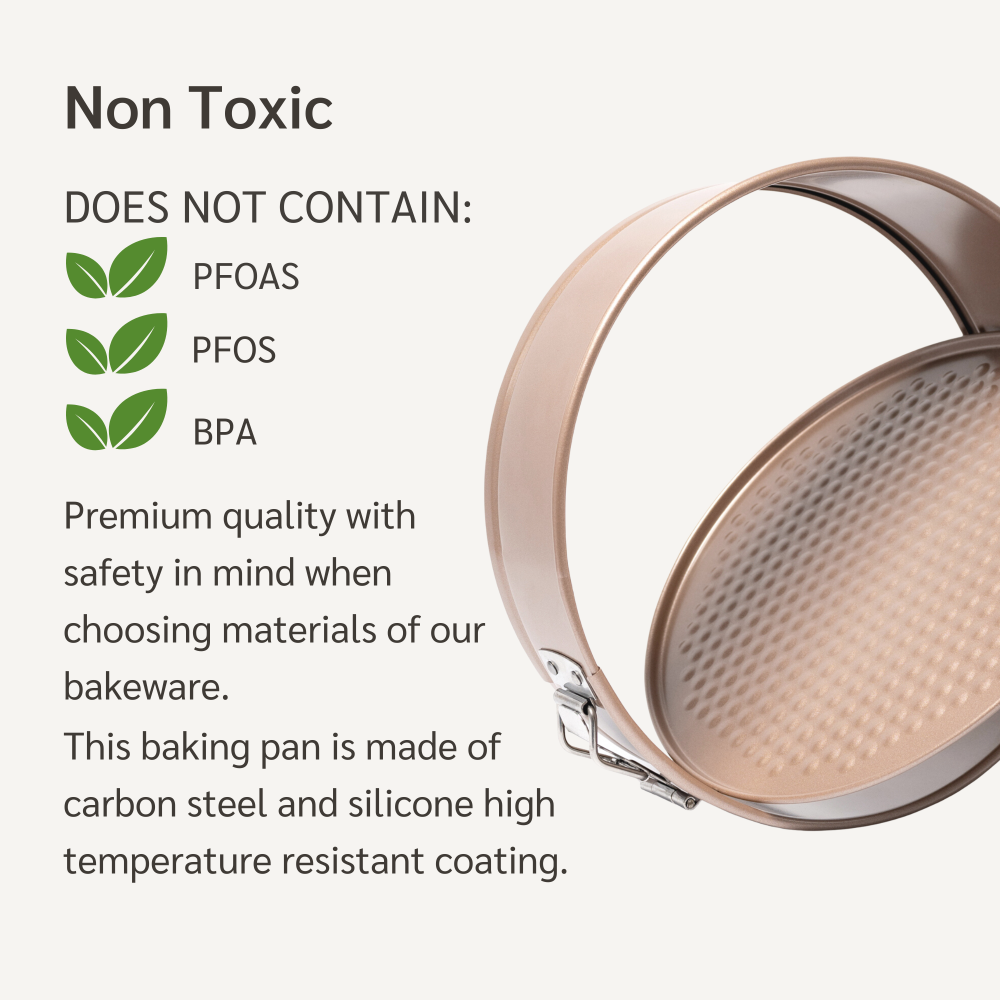 happiels nonstick PFOA, BPA free cheesecake pan non stick toxic springform pans best nontoxic spring form mold molds cake tin tins cake cakes 10 inches in inch leakproof leak proof leak-proof
10in 10inch 10inches inch inches