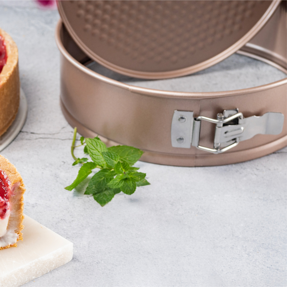 happiels nonstick PFOA, BPA free cheesecake pan non stick toxic springform pans best nontoxic spring form mold molds cake tin tins cake cakes 10 inches in inch leakproof leak proof leak-proof
10in 10inch 10inches inch inches