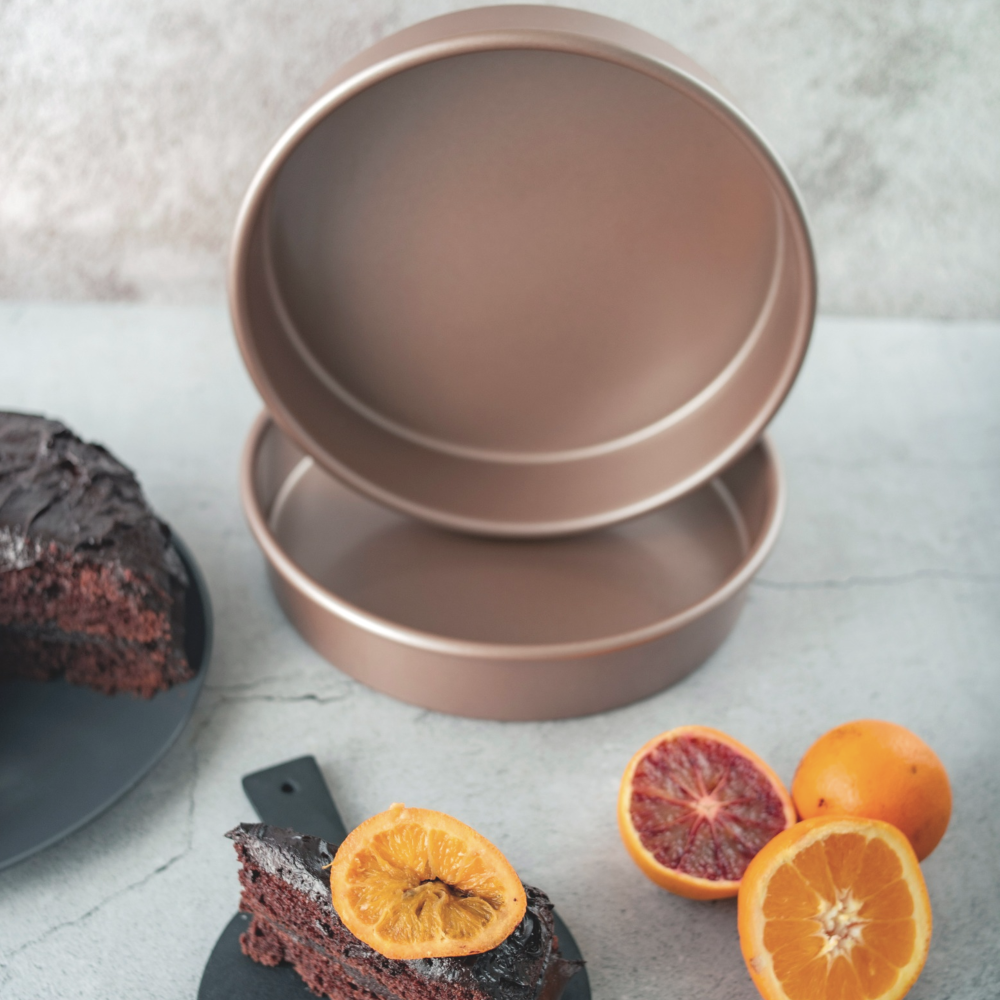 nonstick PFOA, BPA free cake pan non stick toxic round pans best nontoxic layer set of 2 9 circle inch inches 9in 9inch 9inches