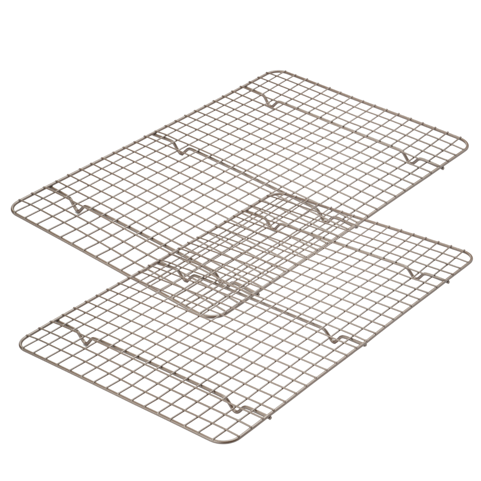 HAPPIELS 18'' Half Sheet 2-Pack with Cooling Rack Set of 2