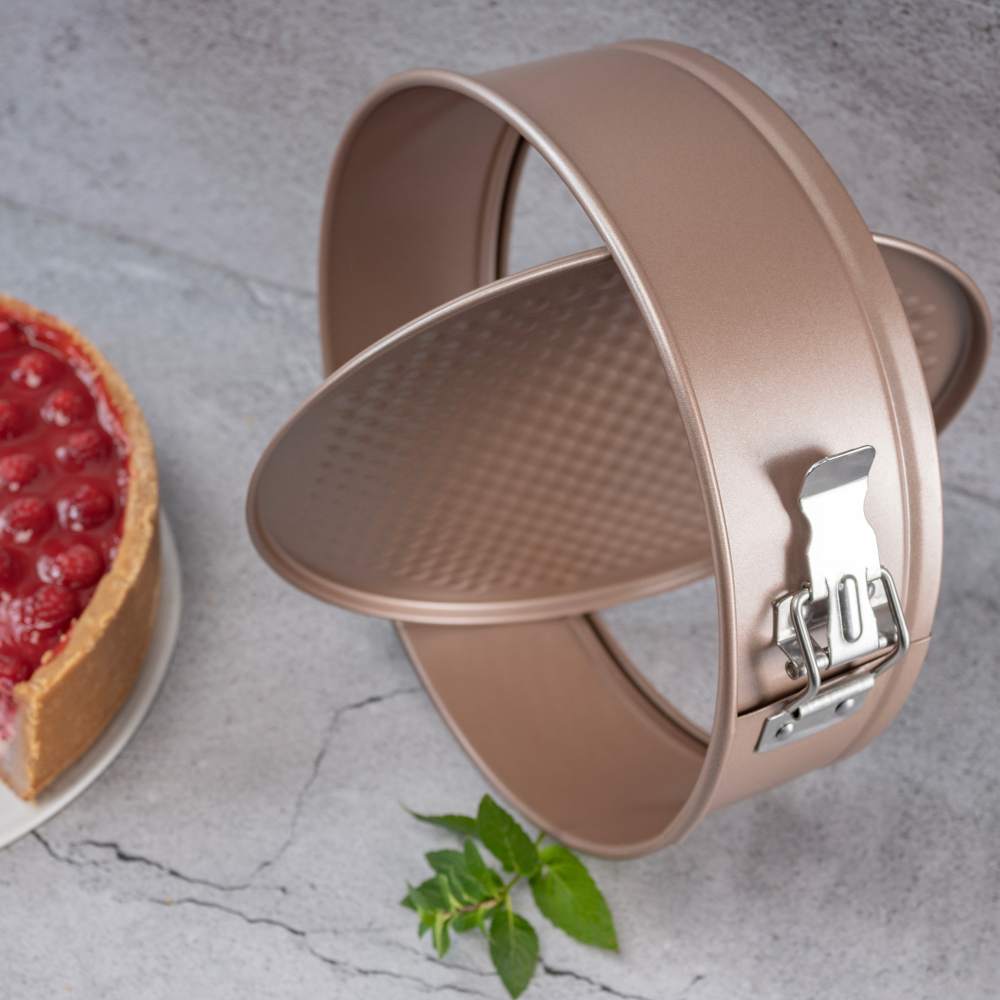 happiels nonstick PFOA, BPA free cheesecake pan non stick toxic springform pans best nontoxic spring form mold molds cake tin tins cake cakes 10 inches in inch leakproof leak proof leak-proof
10in 10inch 10inches inch inches