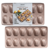1 Madeleine pan madeleine cookie pans for baking madeleines pan oven cake mold cookie tray baking best tin mould cookies french oven happiels nonstick non stick toxic nontoxic cups well wells cup 24 mold