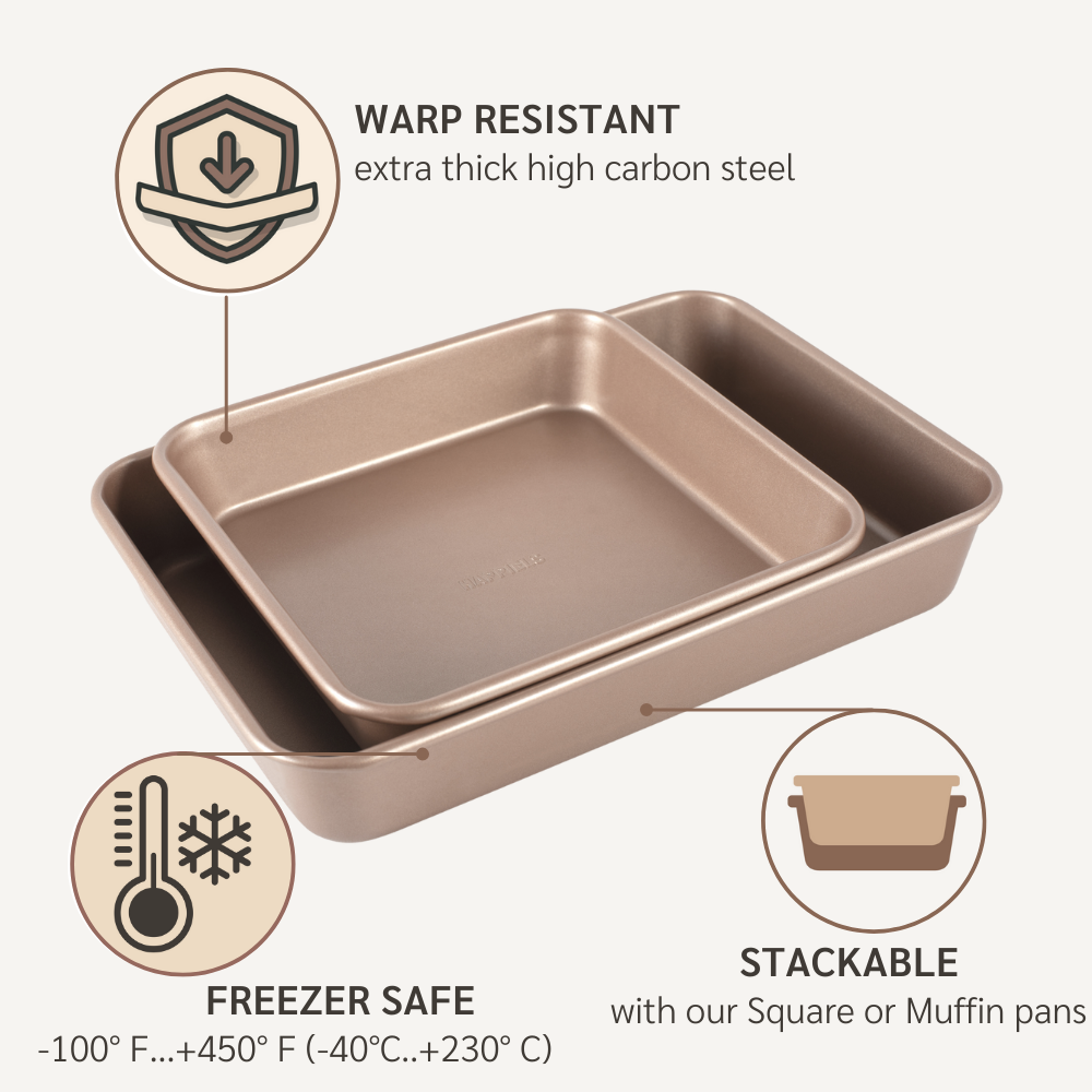 9x13 inch pan clearance