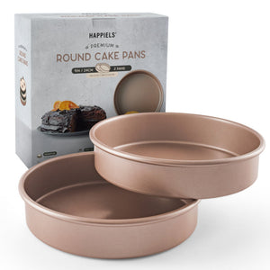 nonstick PFOA, BPA free cake pan non stick toxic round pans best nontoxic layer set of 2 9 circle inch inches 9in 9inch 9inches 