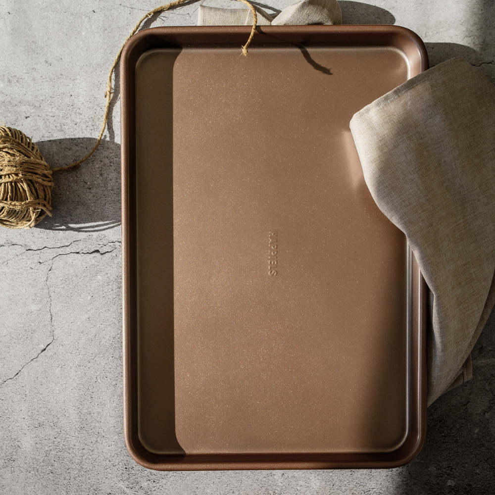 18 inch Half Cookie Baking Sheet Pan Set of 2 - Thumbnail 2