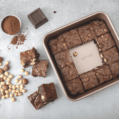 happiels non-toxic non toxic nonstick premium quality baking pans set pan cookie sheet sheets cake pans best set tin tray square brownie 9x9 inch inches
