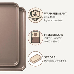 USA Pan Bakeware Mini Sheet Warp Resistant Nonstick Baking Pan
