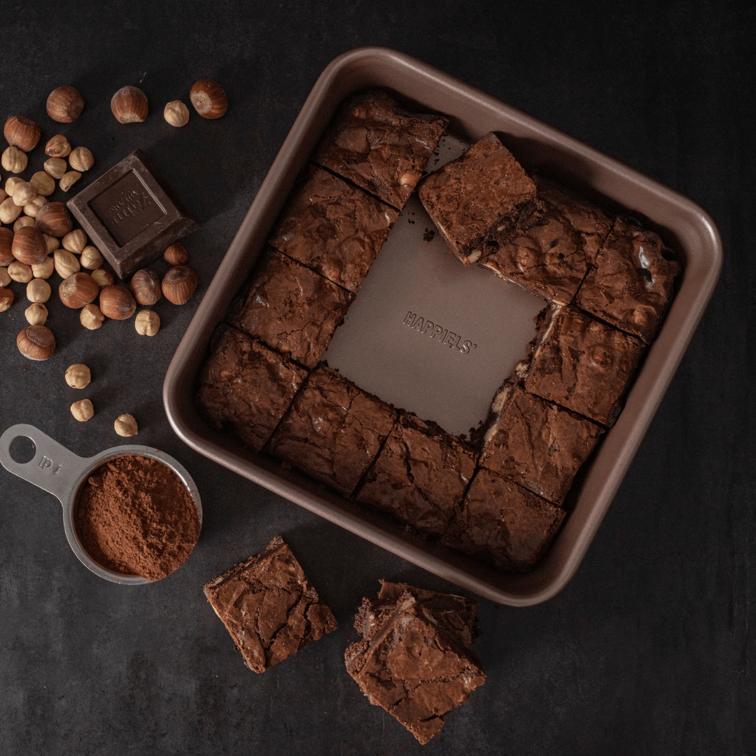 HAPPIELS Non-toxic 9x9 Inches Square Baking Pan Brownie Pan Premium Cake Pan  Bakeware -  Denmark