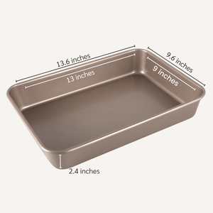 Choice 13 x 9 Rectangular Aluminum Cake Pan